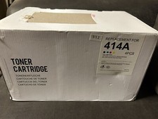 No Chip 4 PACK Toner for HP 414A W2020A Color Laserjet Pro MFP M479fdw M454dw