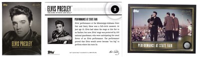 2022 TOPPS ELVIS PRESLEY KING OF ROCK & ROLL 20 PERFORMANCE AT STATE FAIR