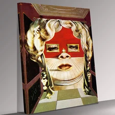 Salvador Dali Mae West's Face which can be used  Canvas Wall Art Ready To Hang
