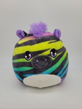 Squishmallows Rainbow Zebra mini plush cute