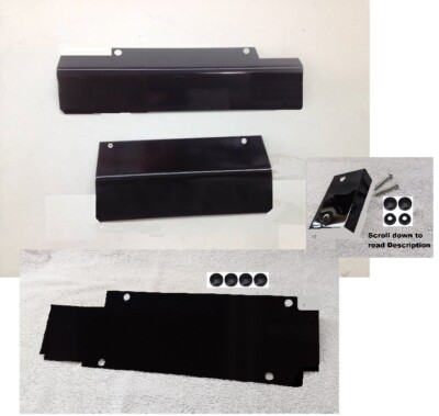 C4 Corvette Fuel Rail Intake MAP Gloss Black Aluminum 14 Pc Kit Fits 1994-1996