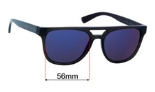 SFx Replacement Sunglass Lenses fits Armani Exchange AX 4032 - 56mm Wide