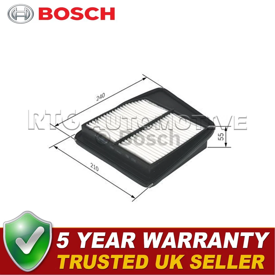 Filtro de ar Bosch compatível com Honda Accord 2008-2015 2.4 17220RL5A00 - Imagem 3 de 4
