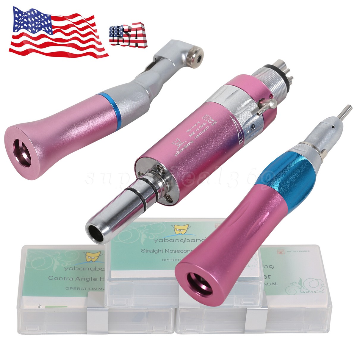 NSK Style Dental Low Slow Speed Handpiece Straight Contra Angle