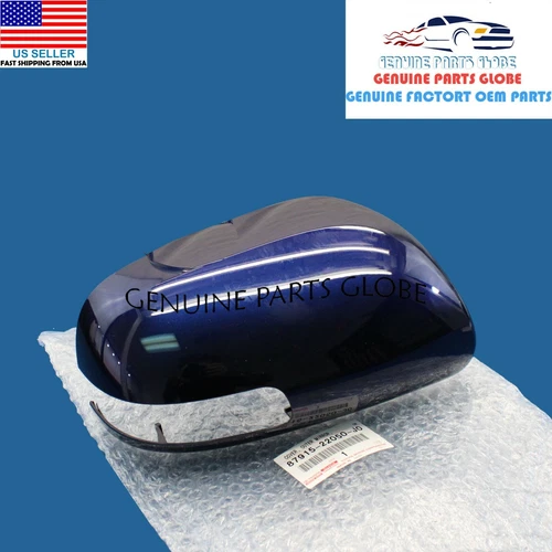 GENUINE SCION tC xB RIGHT PASSENGER DARK BLUE OUTER MIRROR COVER 87915-22050-J0