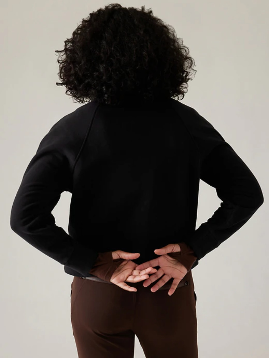 Athleta Retroplush Revive Half Zip Sweatshirt | M… - image 3