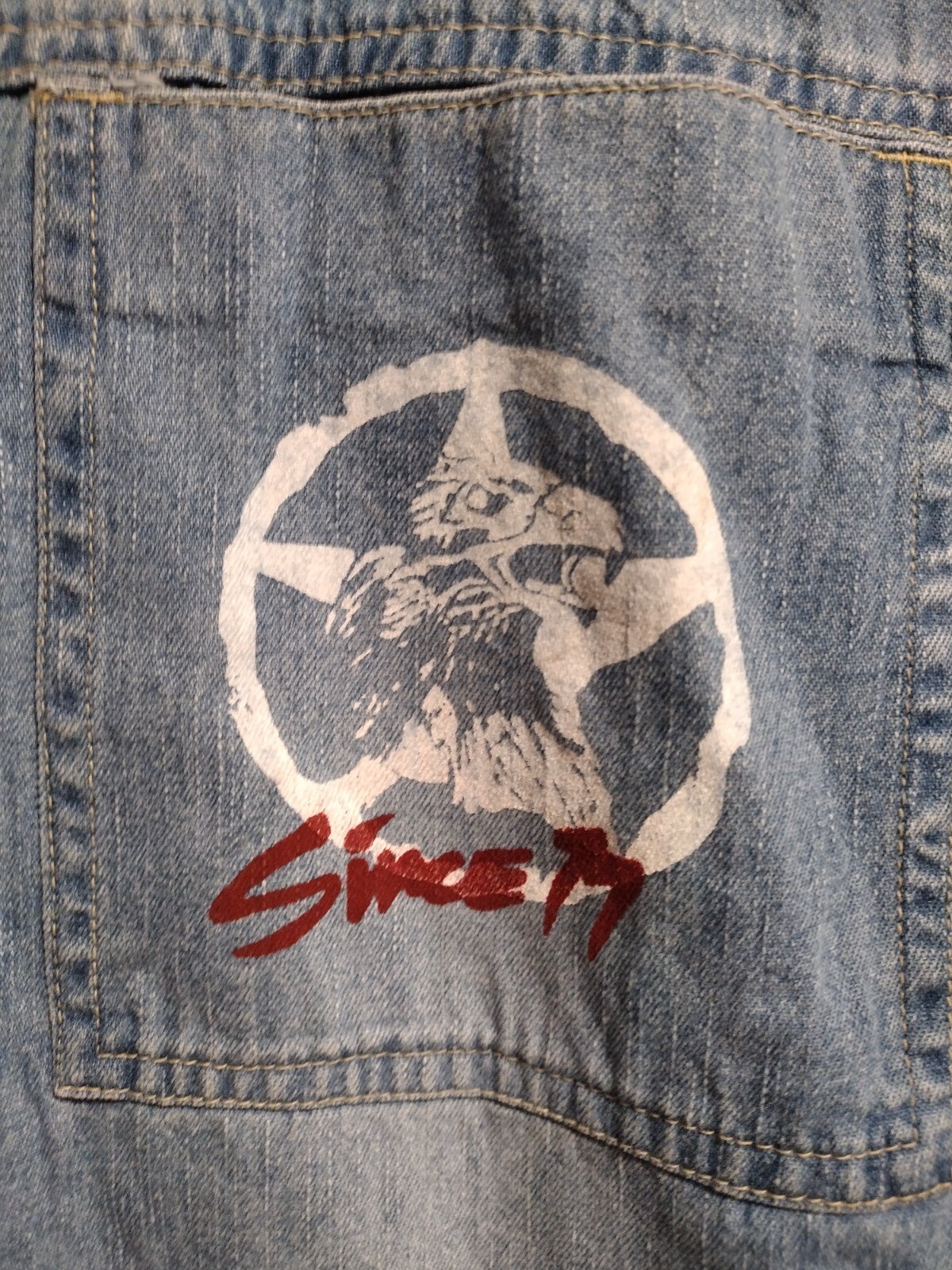 VTG Bugle Boy Jean Company 90s Mens Button Front Deni… Gem