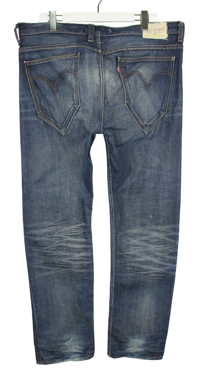 LEVI's Lot 504 Straight Jeans Men's W36/L34 Zip Fly Fade