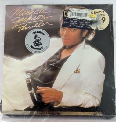 Michael Jackson Thriller  Original Factory SEALED 1983 US Album w/ HYPE Stickers