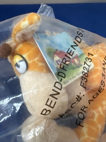 NEW Bend D Friends Giraffe Poseable Plush Stuffed Animal Toy SEALED - Picture 2 of 5