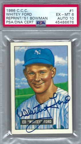Ted Williams, Yogi Berra & More PSA Authentic Autographs on Replica 1951 Bowmans - Picture 4 of 11