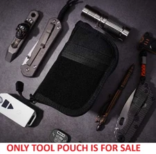 Viperade VE10 EDC Tool Pouch Keyring Hook Elastic Compartment Seven Pockets