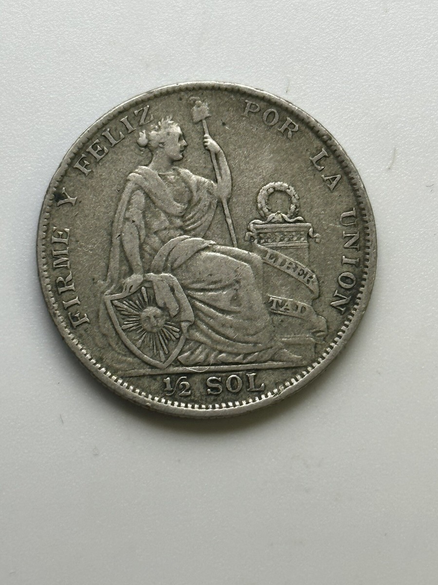 アンティーク銀貨、ペルー 1928年 、1929年1/2 SOL s-l1200.jpg