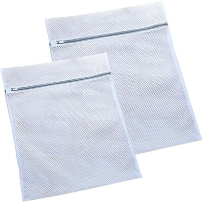 Reißverschluss Wäsche Waschsack Netz Netz BH Socken Unterwäsche Mütze Maschinenwäsche 30x40cm