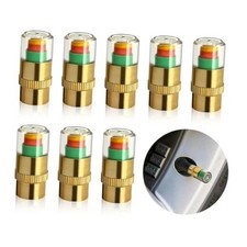 Pcs Tire Pressure Monitor Valve Stem Caps Tire Pressure Caps With Easy 8 Gold Pcs Tire Pressure Monitor Valve Stem Caps Tire Pressure Caps With Easy 8 Gold