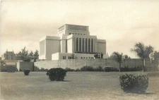 1920s Hawaii Mormon Temple RPPC Postcard 25-11226