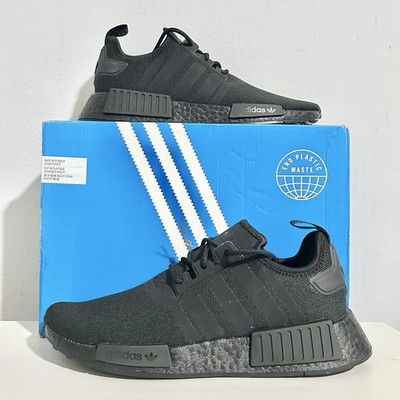 Adidas NMD_R1 Primeblue  Triple Black  Men s Size 8.5 Lifestyle Sneakers