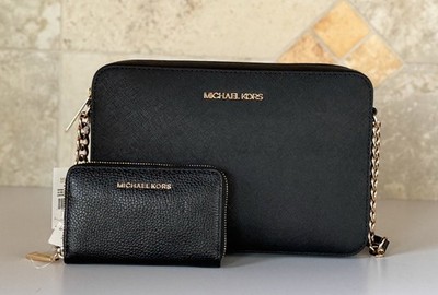 極美品✨ MICHEAL KORS ショルダーバッグ JET SET ITEM 極美品 マイケルコース JET SET ITEM クロスボディ ショルダーバッグ