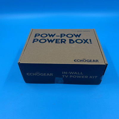ECHOGEAR EGAV-CMIWP2 POW-POW POWER BOX IN-WALL TV POWER KIT Hides Cables