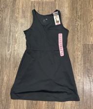 GapFit Women's Active Tank Dress Size Small Black New NWT