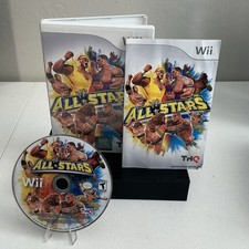WWE All Stars Nintendo Wii CIB Complete W/Manual Original Case Hulk Hogan 