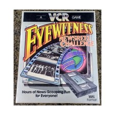 Parker Bros Boardgame Eyewitness Newsreel Challenge - A VCR Game Box VG /NM