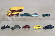 WIKING Brekina Praline Ho 10 X BMW Audi Porsche Mercedes NSU VW Auto & Van 2on