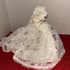 Beautiful Vintage Barbie Wedding Gown Satin and Lace - Estate Find