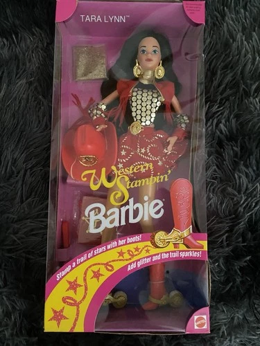 Mattel Western Stampin' Barbie Tara Lynn Doll 1993 with Accessories vintage