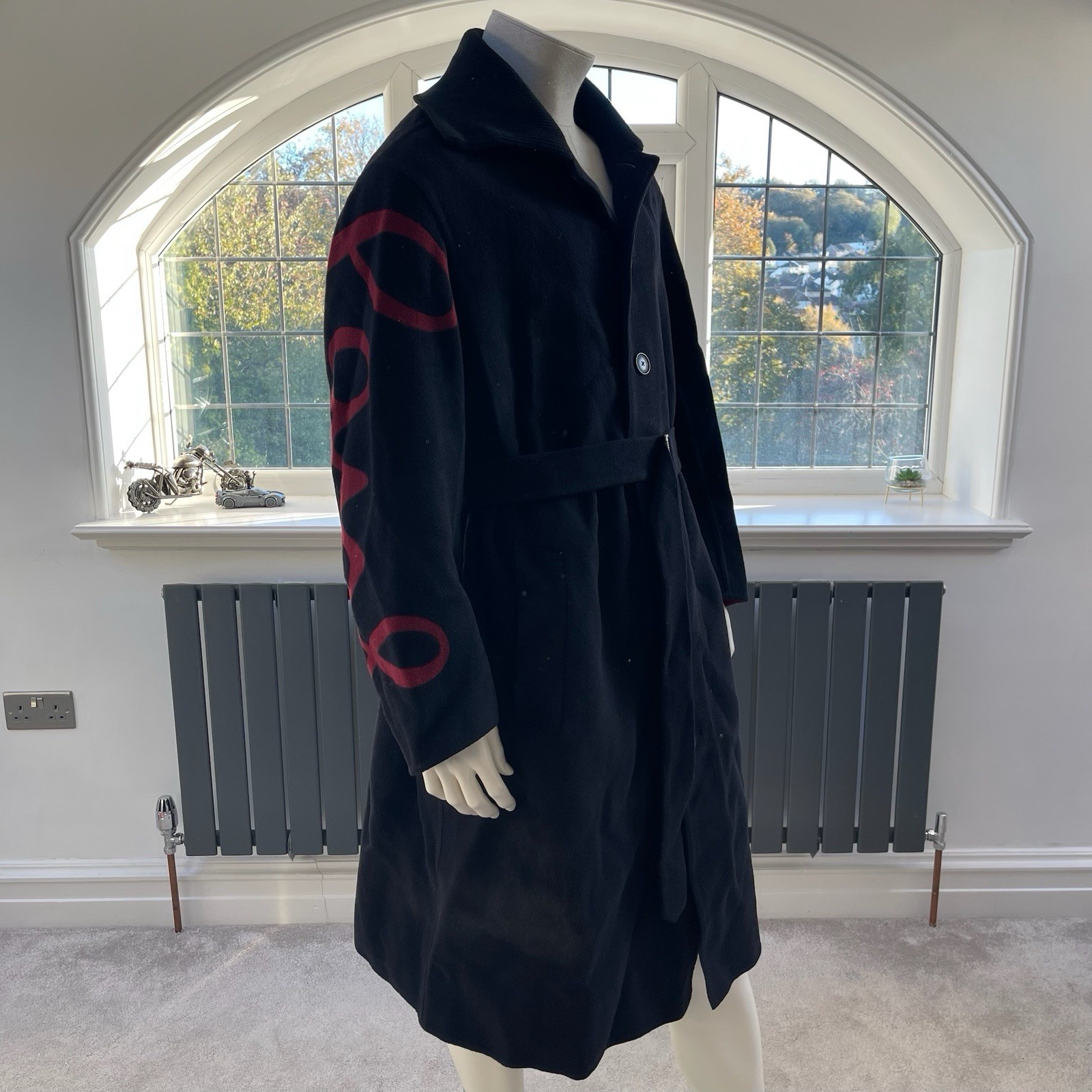 Paul Smith PS Navy Belted Trench Coat Mac Jacket Size Medium RRP £692 BNWT image 2