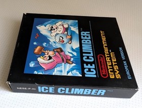 Nintendo NES Ice Climber PAL OVP + Inlay | Rare 5-Screw Modul Version No Barcode