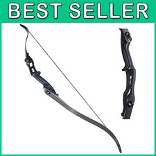 Durable Aluminum Riser Recurve Bow - 50 lb Draw Weight
