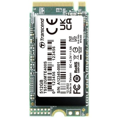 Transcend MTS400S 512 GB Interne M.2 PCIe NVMe SSD 2242 PCIe NVMe 3.0 x4 Retail