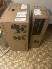 Bugaboo Donkey 5 Duo double stroller-midnight black sun canopy