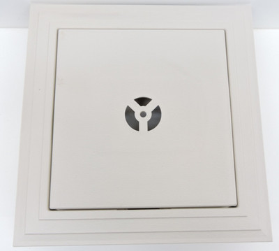   Vinyl Siding Square Mounting Block Universal Fit Classic Mount Cream  