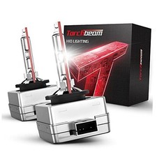 HID Bulbs, 6000K Cool White, 150 Lighting Distance, Xenon Bulb, IP67 D1S