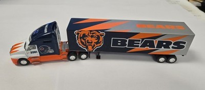 2001 Fleer Collectibles Die-Cast Chicago Bears Semi Tractor Trailer 1/80 scale