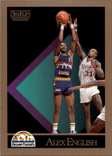 1990-91 SkyBox Alex English #74