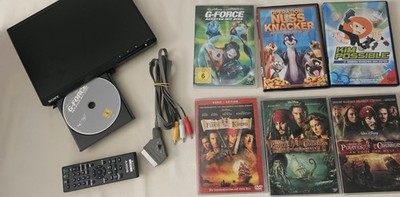 Sony DVP-SR170 CD / DVD-Player Mit Fernbedienung,  6x DVDs