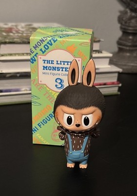 POP MART x HOW2WORK The Little Monsters 3 Zimomo Bg Bear Mini Figure Secret