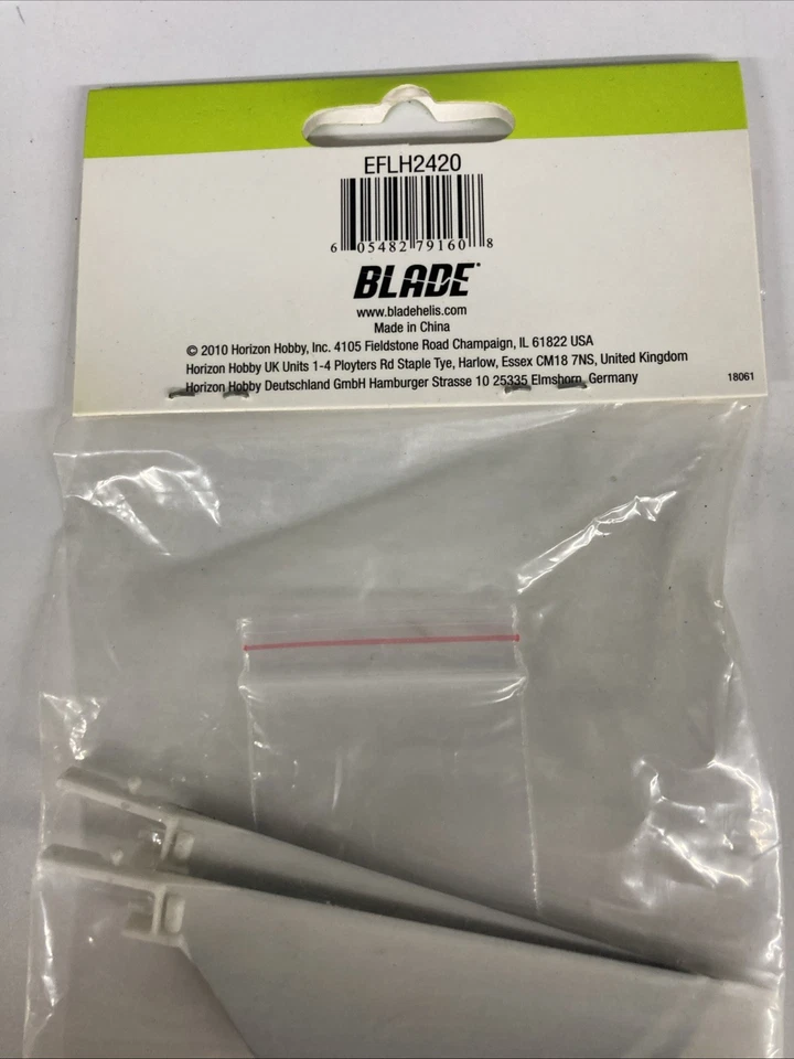 #EFLH2421 Blade Upper Main Blade Set (2) (mCX2) Lot Of 4 - Image 3 of 3