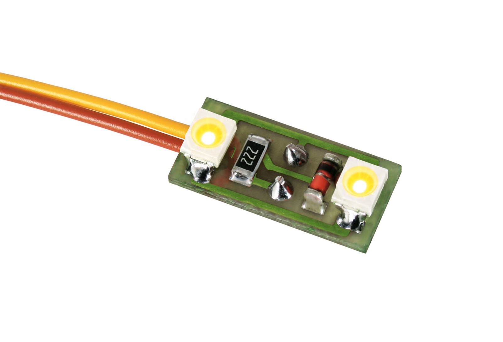 Viessmann 6017 - House Lighting, 2 Yellow LEDs - New
