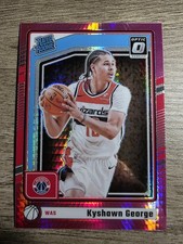 2024-25 Panini Donruss Optic - Rated Rookie Kyshawn George #299 Pink Hyper Prizm