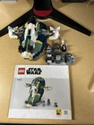 LEGO Star Wars Boba Fett’s Starship Microfighter 75433 100% Complete No Box