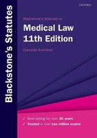Blackstone's Statutes On Medical Law | Englisch | Taschenbuch | 2021