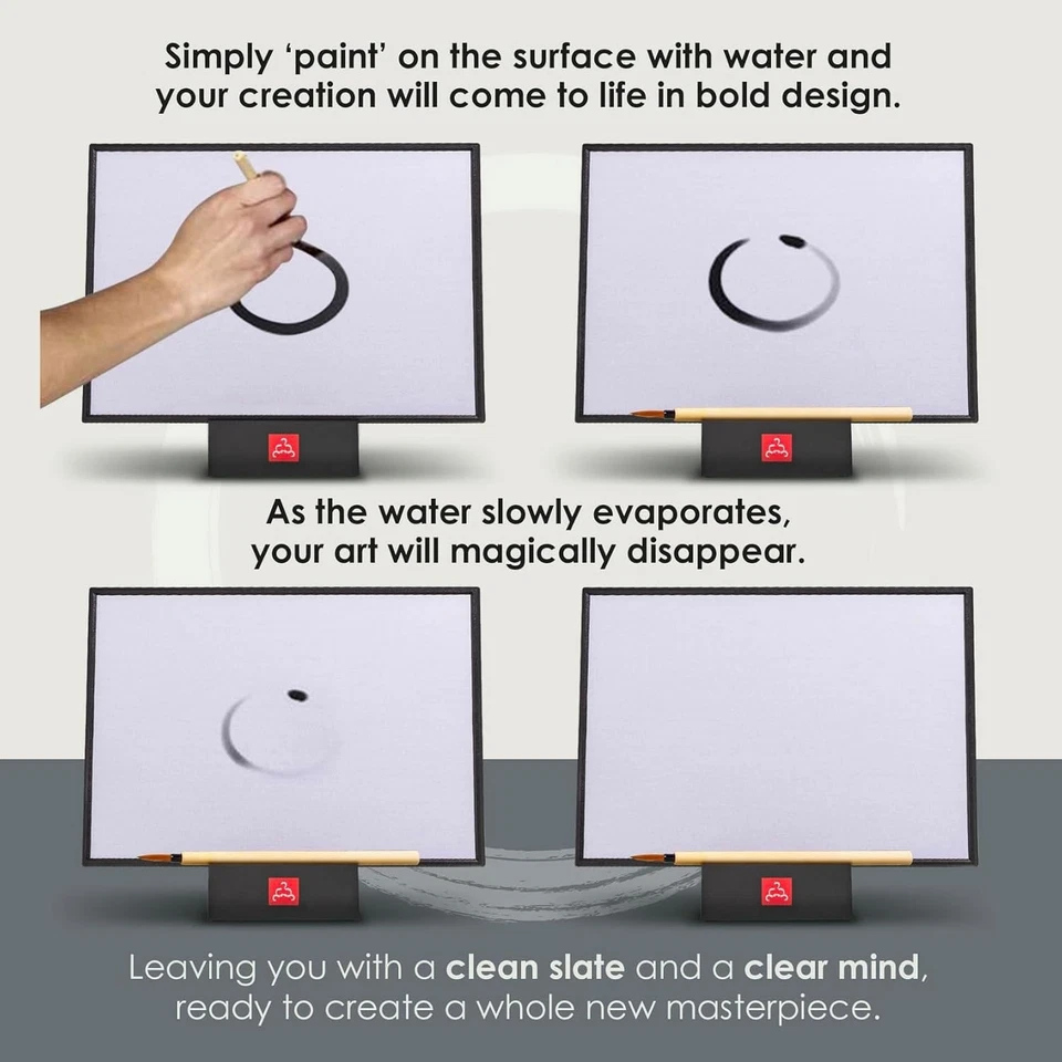 Buddha Board – The Original Water Painting for Mindfulness & Black  - Image 4 of 4