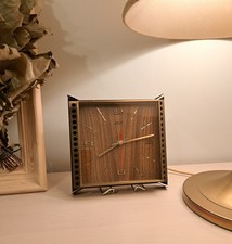 Seltene Atlanta Electric Design Junghans Wanduhr Tischuhr Western Germany