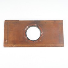 : RARE Kodak Eastman View No. 2 7x11 Lens Board w/ 80mm Opening