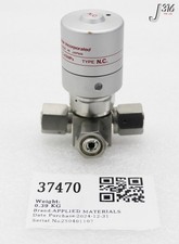 37470 APPLIED MATERIALS VALVE MODIFIED 3-WAY TO FEMALE UJR FITT 0015-35186