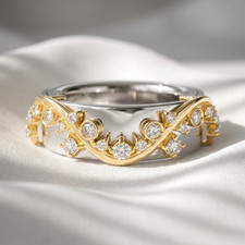 Moissanite Smart Ring Enhancer Oura Ring Cove...